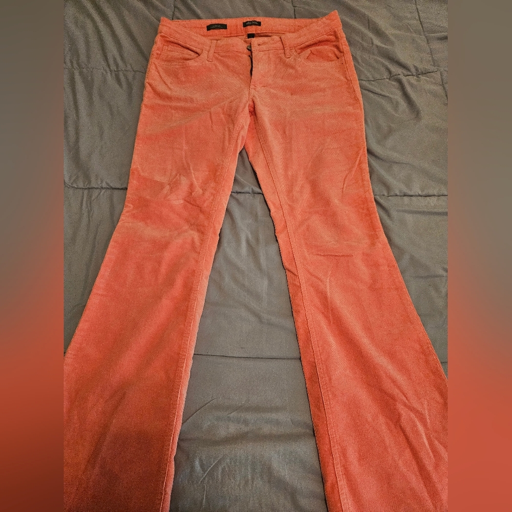 Wild Fable Coral Corduroy Flare Pants